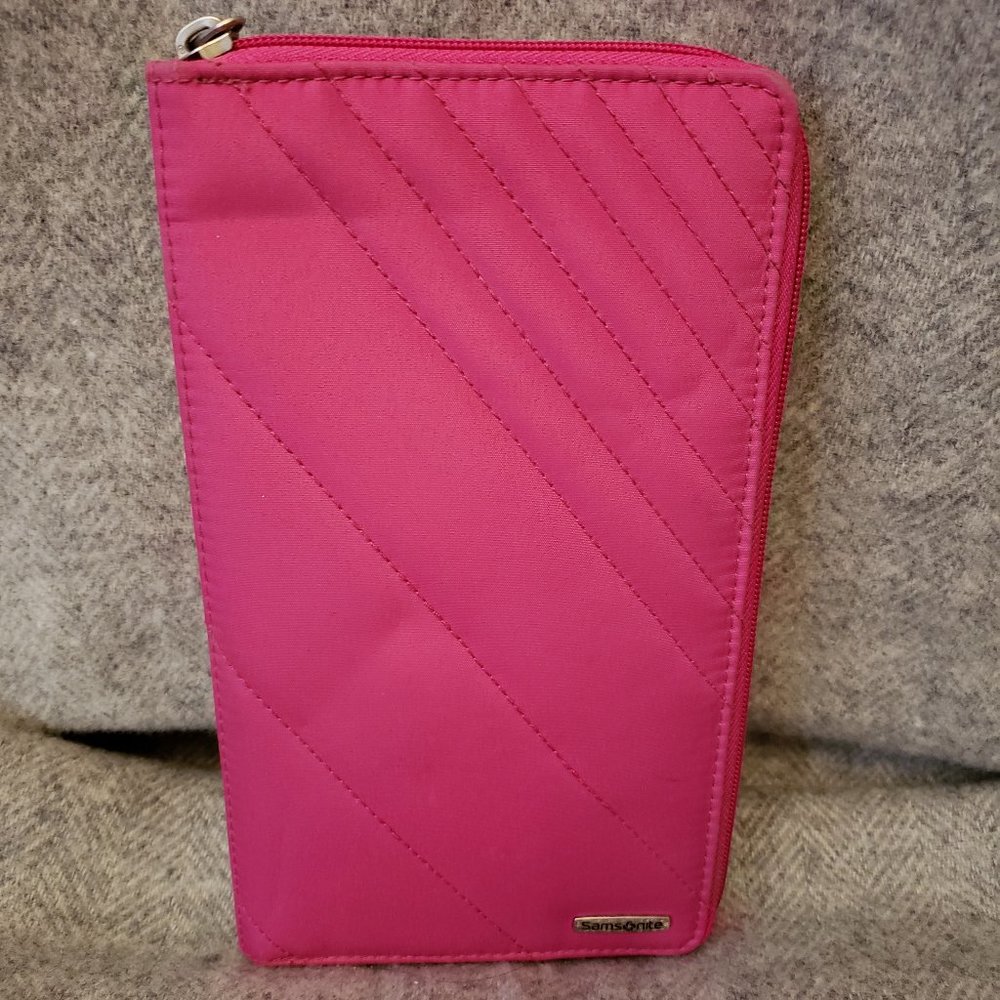 Samsonite Pink Passport Wallet